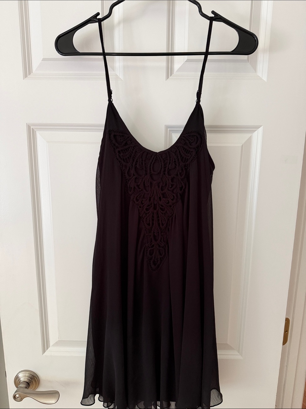 Express Black Slip Dress  or could be a cover up with Embroidered, lining